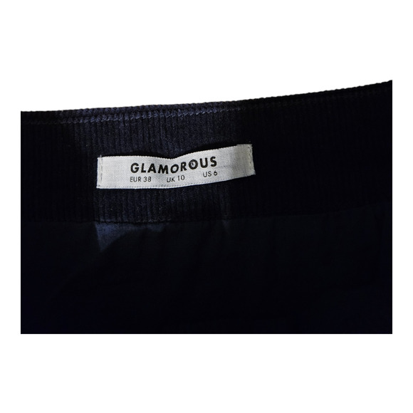 Glamorous Size 6 Pink, Blue Snap Up Mini Skirt - Picture 2 of 7